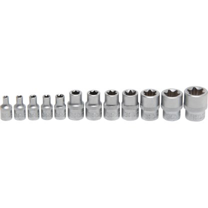 Nástrčné klíče, E-Torx, SW E4 - E20, 12 ks - B2038