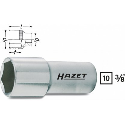 Nástrčný klíč na zapalovací svíčky 3/8" - HA040872 (880MGT)