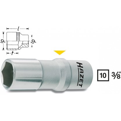 Nástrčný klíč na zapalovací svíčky 3/8" - HA040872 (880MGT)