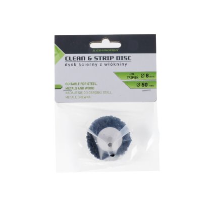 Netkaný stopkový kotouč pro odstraňování rzi, pr. 50 mm x 15 mm, 63534