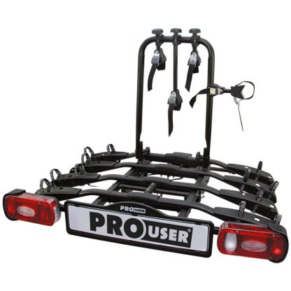 Nosič na tažné zařízení na 4 kola / elektrokola Pro User Amber 4 - sklopný, 91733