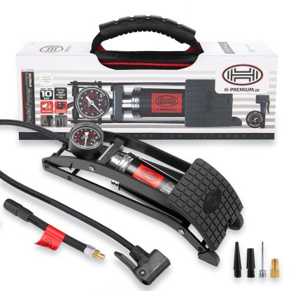 Nožní pumpička jednopístová s manometrem 7 BAR HEYNER PEDAL MAX PRO, 215000
