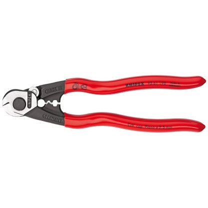 Nůžky na dráty dratěná lana kováno potaženo plastem 190 mm - 9561190