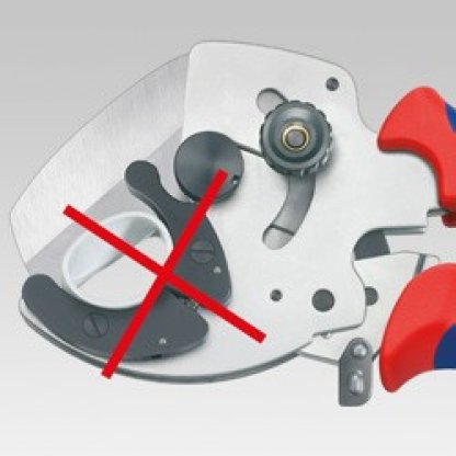 Nůžky na plastové trubky 210 mm - 902540