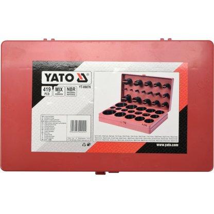 O kroužek gumové těsnící sada 419ks, YATO
