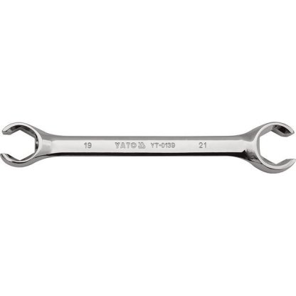 Oboustranný prstencový polootevřený klíč 13 x 14 mm - YT-0137