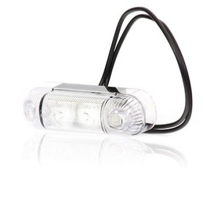 Obrysové přední světlo, 12V-24V, 2x LED, W61