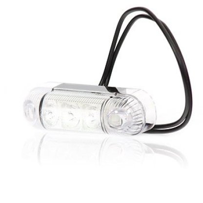 Obrysové přední světlo, 12V-24V, 3xLED, W61