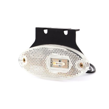 Obrysové přední světlo, odrazky s pantem, 12V-24V, LED, W65