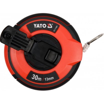 Ocelové měřící pásmo 30m, šířka 13mm - YT-71581