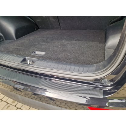 Ochranná fólie na zadní nárazník ŠKODA SUPERB II combi 2009 - 06/2015, černá, 2096