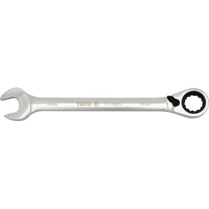 Očkoplochý ráčnový klíč 10 mm s přepínáním - YT-1653