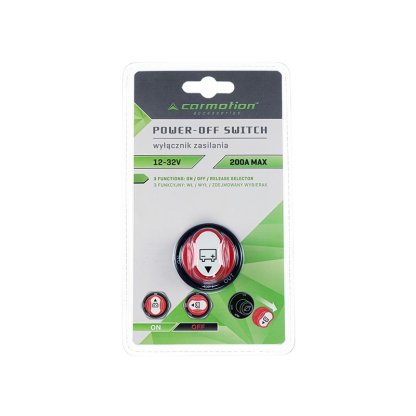 Odpojovač autobaterie, 12/32V, 200A MAX, 3 funkce, 83024