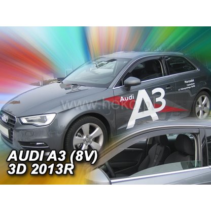 Ofuky oken Audi A3 Sportback 3D 2013- přední | Heko