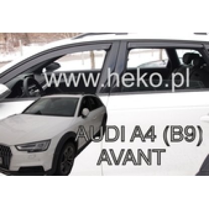 Ofuky oken Audi A4 5D 2016- přední + zadní combi | Heko