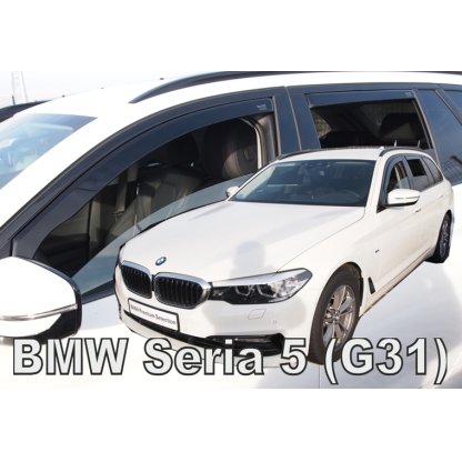 Ofuky oken BMW 5 G31 5D 2017- přední + zadní combi | Heko
