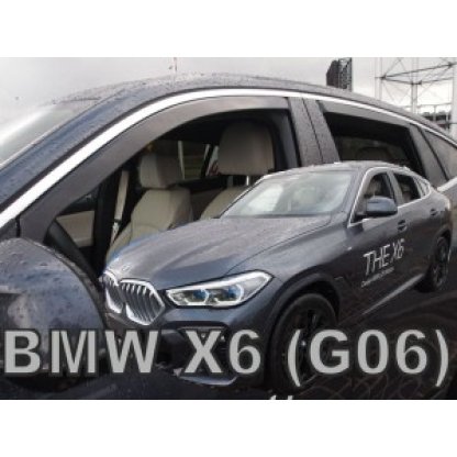 Ofuky oken BMW X6 2019- přední + zadní | Heko