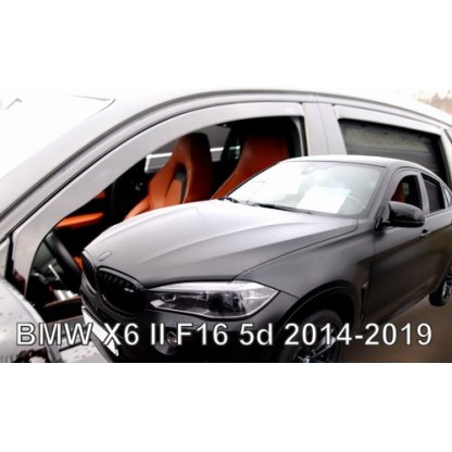 Ofuky oken BMW X6 5dv 2014- přední + zadní | Heko