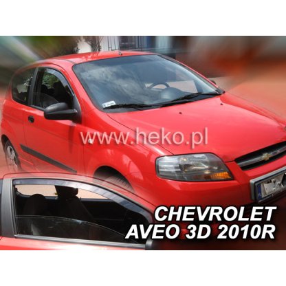 Ofuky oken Chevrolet Aveo 3D 2005- přední | Heko