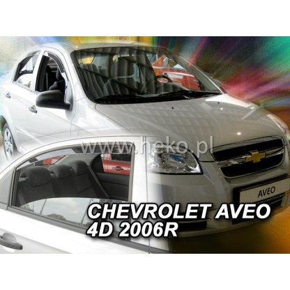 Ofuky oken Chevrolet Aveo 4D 2007- přední + zadní sedan | Heko