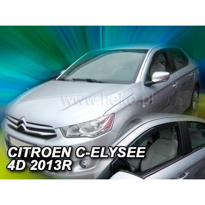 Ofuky oken Citroen C-Elysee 4D 2013- přední | Heko