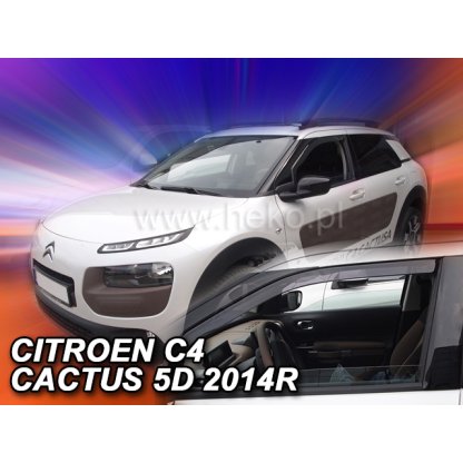 Ofuky oken Citroen C4 Cactus 5D 2014- přední | Heko