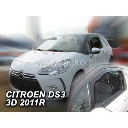 Ofuky oken Citroen DS3 3D 2010- přední | Heko