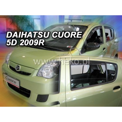 Ofuky oken Daihatsu Cuore Vll 5D 2007- přední + zadní | Heko