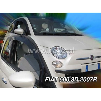 Ofuky oken Fiat 500 3D 2007- přední | Heko