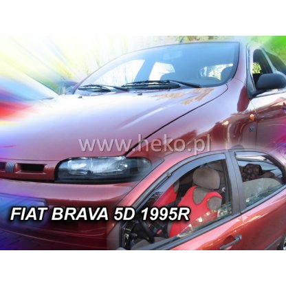 Ofuky oken Fiat Brava 5D 1995- přední + zadní | Heko
