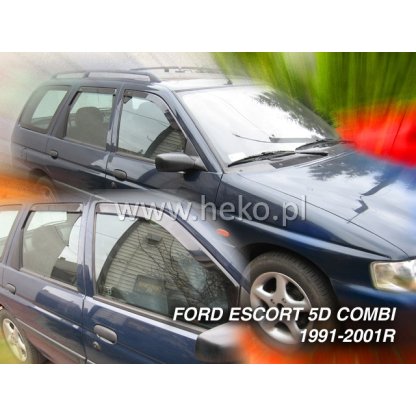 Ofuky oken Ford Escort 5D 1990-2001 přední + zadní combi | Heko