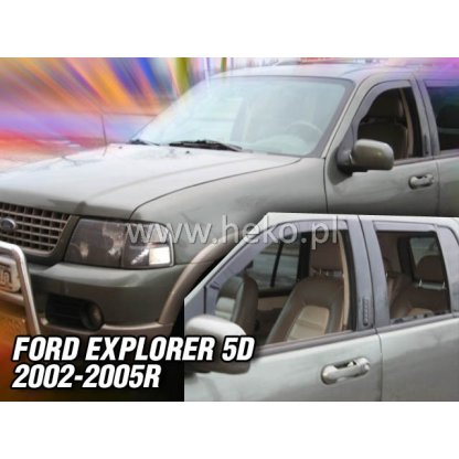 Ofuky oken Ford Explorer 5D 2002-2005 přední + zadní | Heko