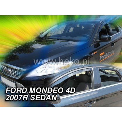 Ofuky oken Ford Mondeo 4/5D 2007- přední + zadní hatchback / sedan | Heko