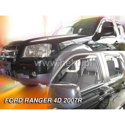 Ofuky oken Ford Ranger 4D 2007- přední + zadní | Heko