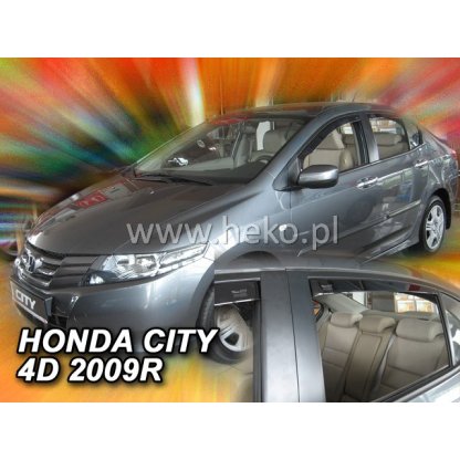 Ofuky oken Honda City 4D 2008- přední + zadní | Heko
