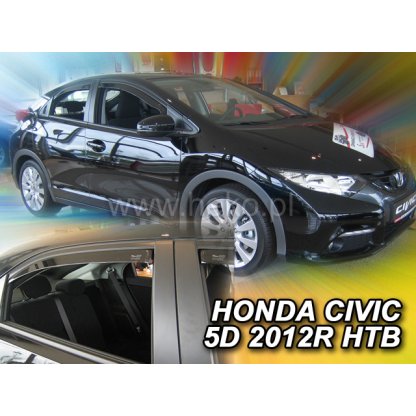 Ofuky oken Honda Civic 5D 2012- přední + zadní hatchback | Heko