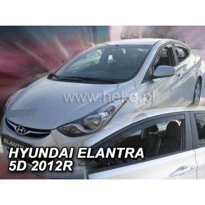 Ofuky oken Hyundai Elantra 4D 2010- přední | Heko