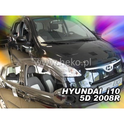 Ofuky oken Hyundai i10 5D 2008- přední + zadní | Heko
