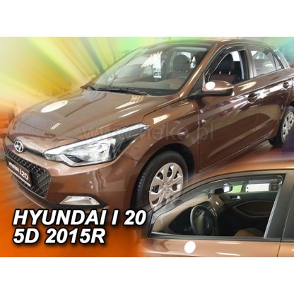 Ofuky oken Hyundai i20 II 5D 2015- přední | Heko