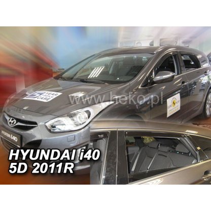 Ofuky oken Hyundai i40 5D 2011- přední + zadní combi | Heko