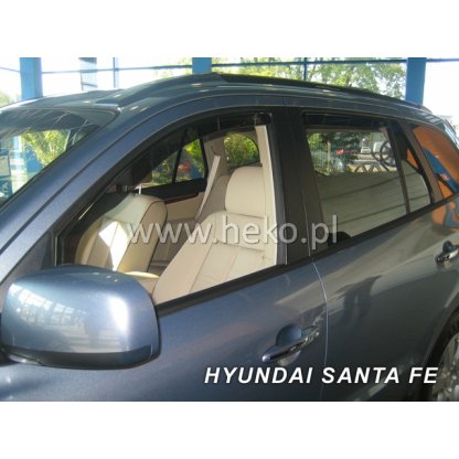 Ofuky oken Hyundai Santa Fe 5D 2000- přední + zadní | Heko
