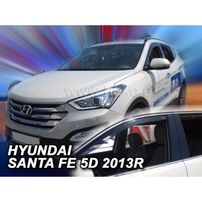 Ofuky oken Hyundai Santa Fe III 5D 2012- přední | Heko