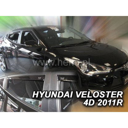 Ofuky oken Hyundai Veloster 4D 2011- přední + zadní | Heko