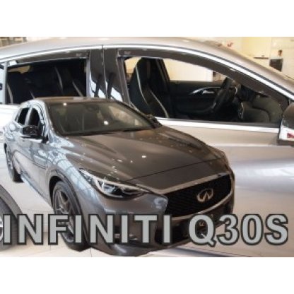 Ofuky oken Infiniti Q30S 5D 2015- přední + zadní | Heko