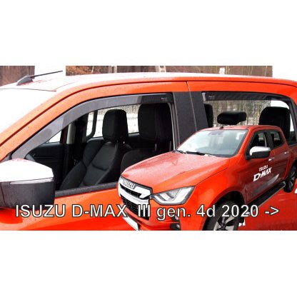 Ofuky oken Isuzu D-Max III 4dv 2020- přední + zadní | Heko