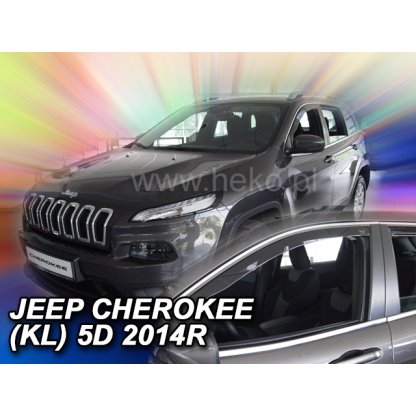 Ofuky oken Jeep Cherokee 5D 2014- přední | Heko