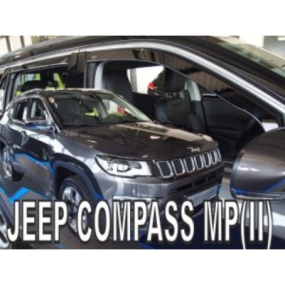 Ofuky oken Jeep Compass 5D 2017- přední + zadní | Heko