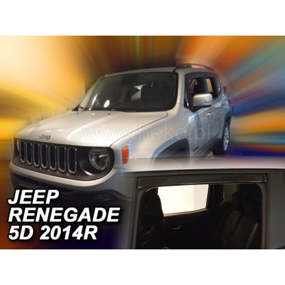 Ofuky oken Jeep Renegade 5D 2014- přední + zadní | Heko