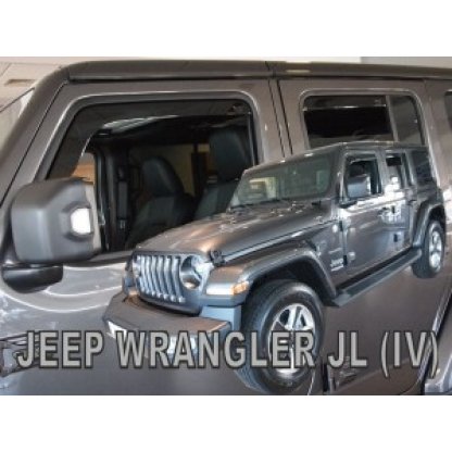 Ofuky oken Jeep Wrangler 5D 2019- přední + zadní | Heko