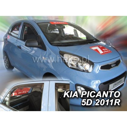 Ofuky oken Kia Picanto 5D 2011- přední + zadní | Heko